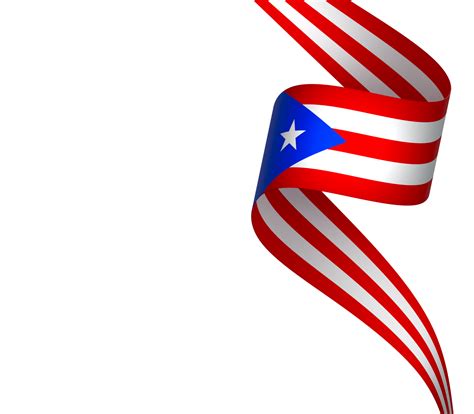 Puerto Rico Bandera Elemento Diseño Nacional Independencia Día Bandera