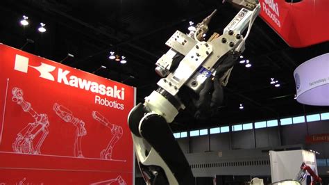 Kawasaki Robots Bx100 Spot Weld Cell Youtube