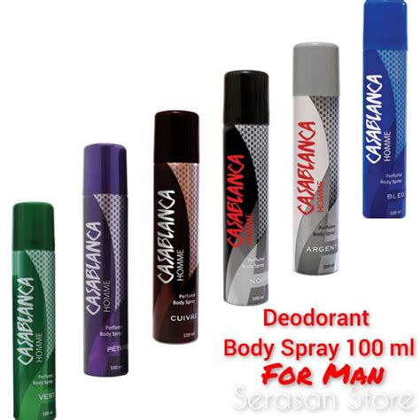 Jual Casablanca Casablanka Deodorant Pria Body Spray Anti Bau Keringat