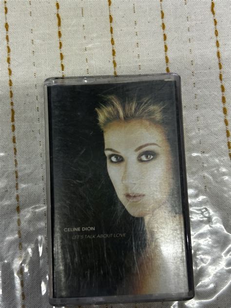 Celine Dion Lets Talk About Love Casette Tape My Heart Will Go On