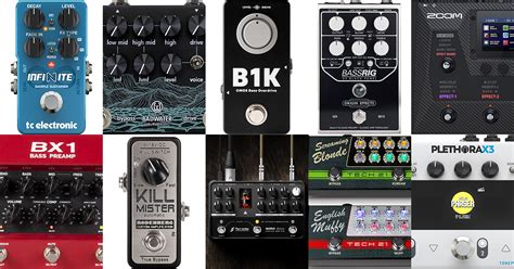 Best Of 2022 The Top 10 Reader Favorite Bass Pedals And Effects No Treble