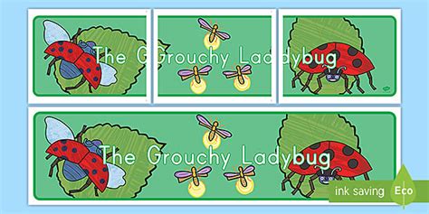 The Grouchy Ladybug Banner Lehrer Gemacht Twinkl