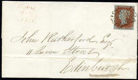 John Kinnard Stamps Sg Bs D Red Plate Haddington To