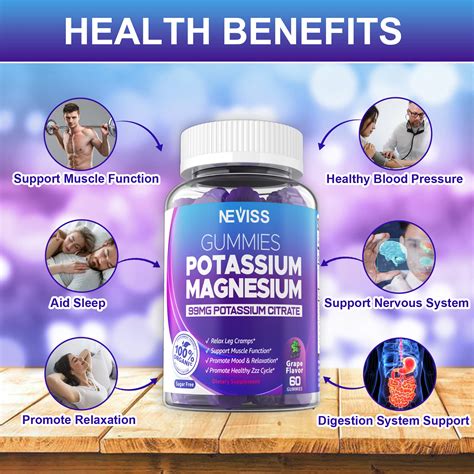 Triple Magnesium Gummies Potassium Magnesium Gummies With Magnesium