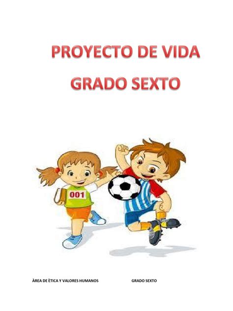 Actividad Proyecto De Vida Grado Sexto Pdf