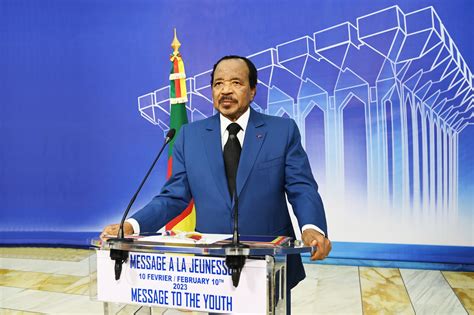 Paul Biya à la jeunesse vous pouvez compter sur moi