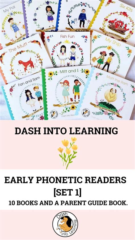 Dash Into Learning Phonics Program Includes 10 Books And A Parent Guide