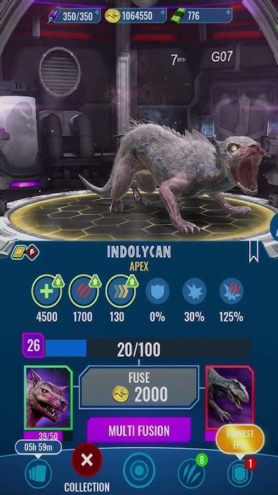 Indolycan Unlocked Jurassic World Alive Youtube