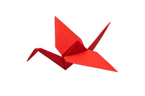 Japanischer Kranich Origami