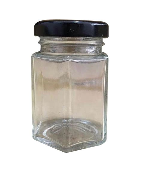 250 ML Hexagonal Glass Jar At Rs 9 Piece Glass Jar In Firozabad ID