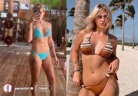 En Micro Bikini Ultra Xxs Martita Fort Deslumbra Con Su Figura Desde Tulum