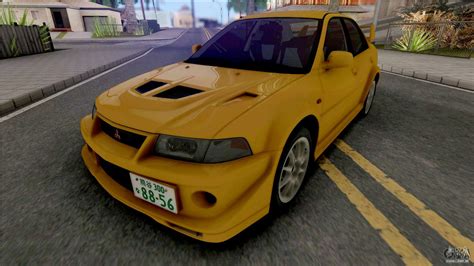 Mitsubishi Lancer Evolution Vi Gsr T M E Edited Para Gta San Andreas