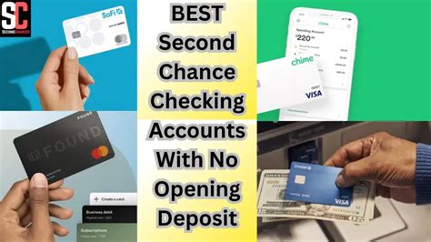 Second Chance Checking Accounts With No Opening Deposit In 2024