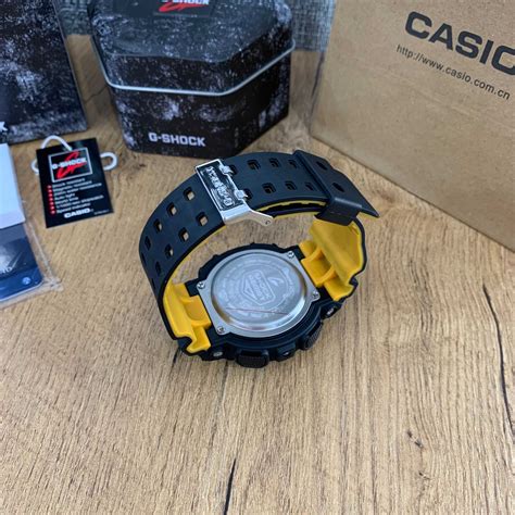 Nowy Męski Zegarek Casio G Shock GA 110 Czarny Żółty Sportowy Cyfrowy