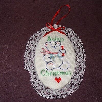 Babys First Christmas Cross Stitch Ornament Cross Stitch Patterns