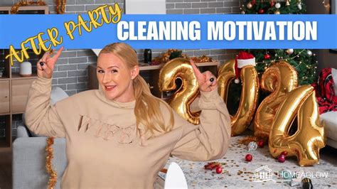 Extreme Cleaning Motivation 2024 After Party Clean With Me Balloon