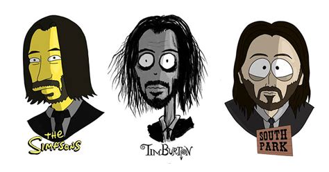 Artist Reimagines Celebrities In Different Recognizable Cartoon Styles