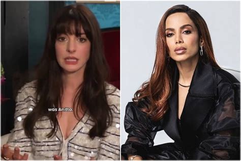 Anne Hathaway destaca Anitta como referência latina e cantora reage