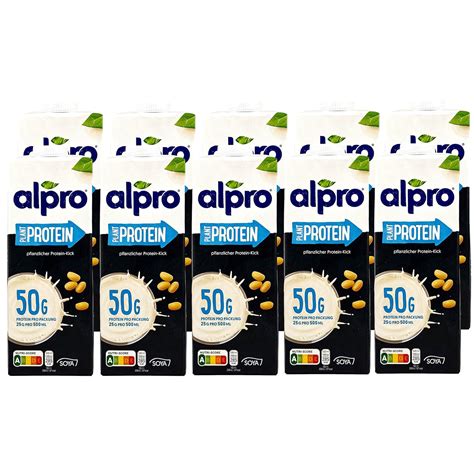 Alpro Er Pack Protein Sojadrink Liter Plant Proteindrink Soja