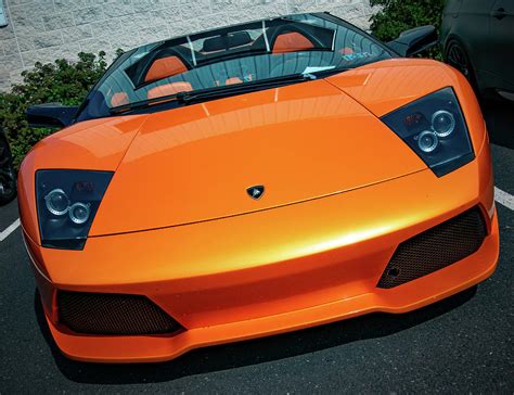 Orange Lamborghini Photograph By Rose Guinther Fine Art America