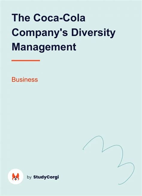 The Coca Cola Companys Diversity Management Free Essay Example