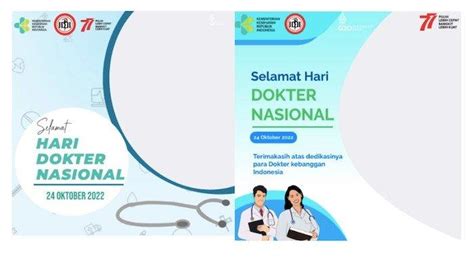 Kumpulan Link Twibbon Selamat Hari Dokter Nasional Tepat Pada