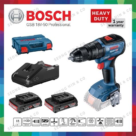 Bosch Heavy Duty Gsb V Ec Brushless Motor Battery Cordless