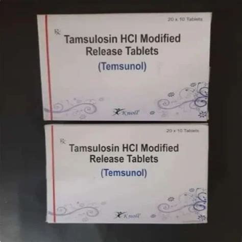 Temsunol Tamsulosin Hcl Modified Release Tablet Mg At Rs