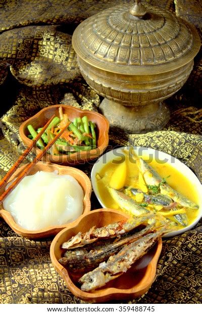 Set Ambuyat Traditional Food Borneo On Stock Photo (Edit Now) 359488745