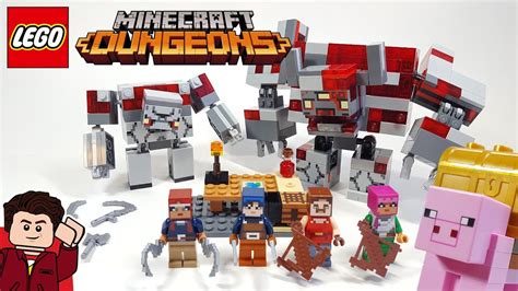 Lego Minecraft Dungeons Redstone Battle 21163 Set Review Youtube