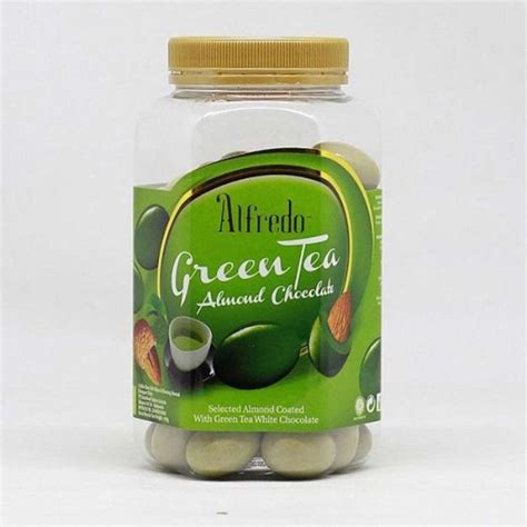 Jual ALFREDO GREENTEA ALMOND JAR 450 G Di Seller Farmers Market