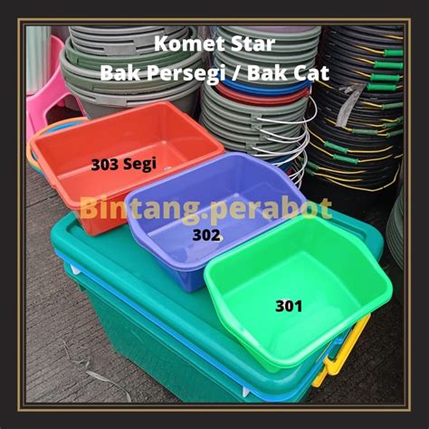 Jual KOMET STAR Bak Kotak Segi Serbaguna Bak Cacing Plastik Cat