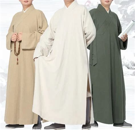 Unisex 6color Ramie Buddhist Zen Clothing Shaolin Monks Uniforms Lay