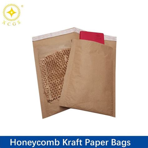 Hot Selling 100 Biodegradable Self Adhesive Honeycomb Paper Kraft Bags