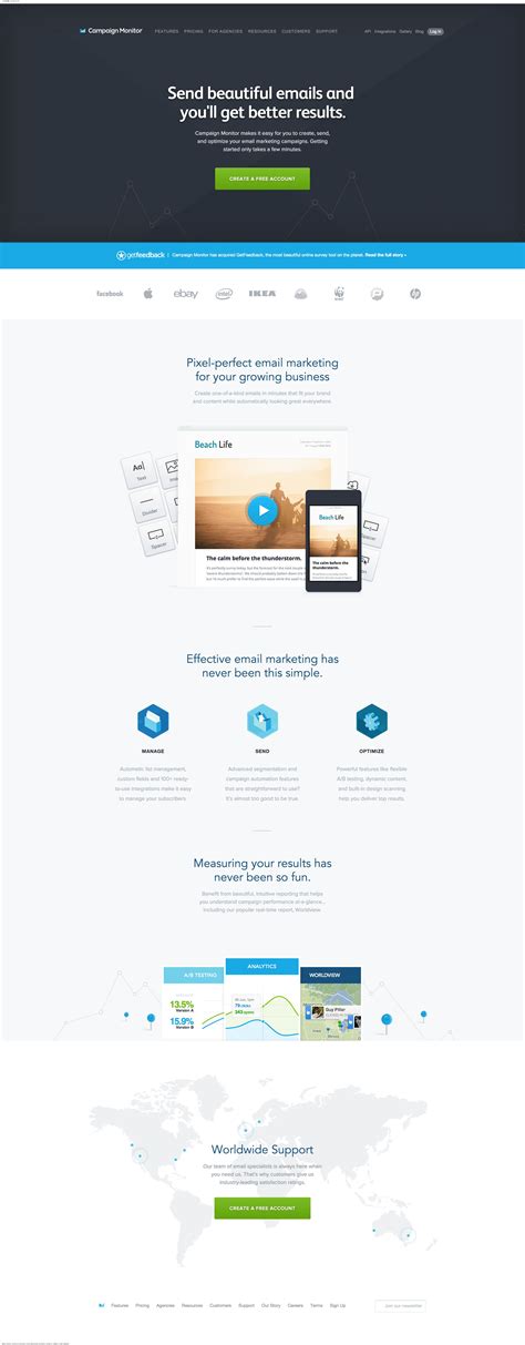 Campaign Monitor | Campaign monitor templates, Free email templates