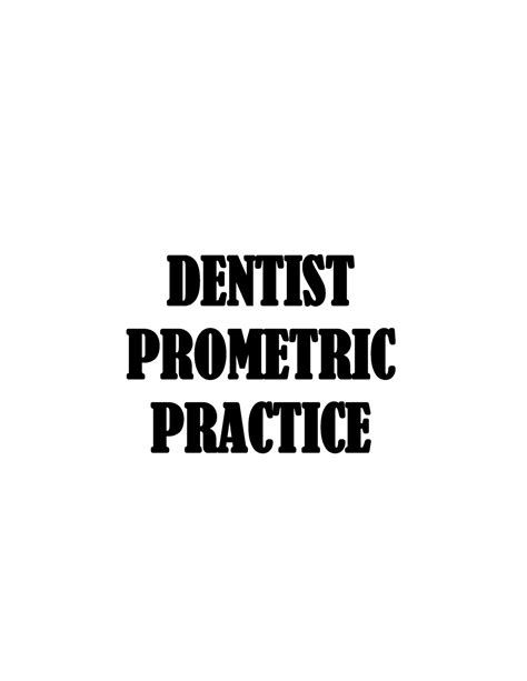 Dental Dentist Prometric Practice The Part Of A Removable Denture