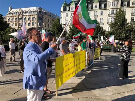 Freedom Loving Iranians And Mek Supporters In Oslo Gothenburg And