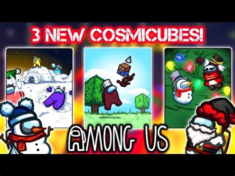 New Upcoming 3 Cosmicubes On Among Us Latest Update Innersloth