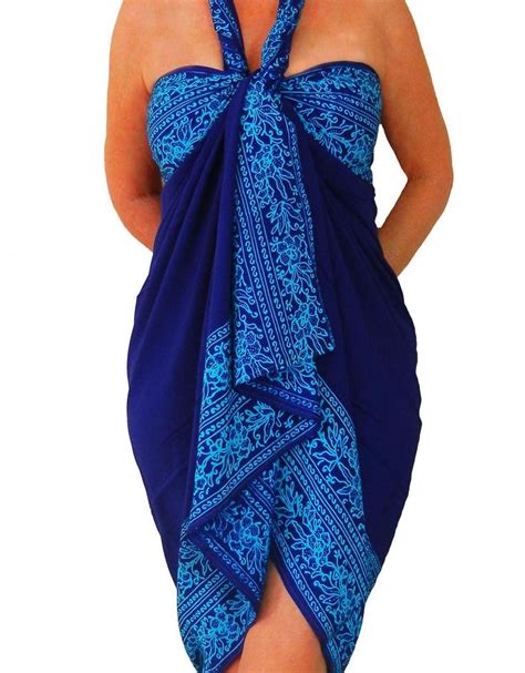 Plus Size Sarong Black And Teal Green Batik Sarong Etsy Sarong Skirt Cobalt Blue Dress Plus