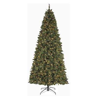 official - Polygroup Artificial Pre-Lit Christmas Tree, Slim Virginia Spruce, 750 Clear Lights ...