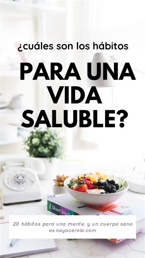 H Bitos Para Una Vida Saludable Vida Saludable Habitos Saludables