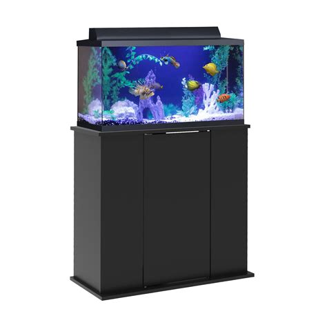 Aquatic Fundamentals 29 37 Gallon Wood Aquarium Stand Petco