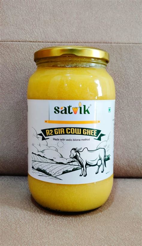 SATVIK A2 Gir Cow Ghee Traditional Bilona Method 100 Pure Natural