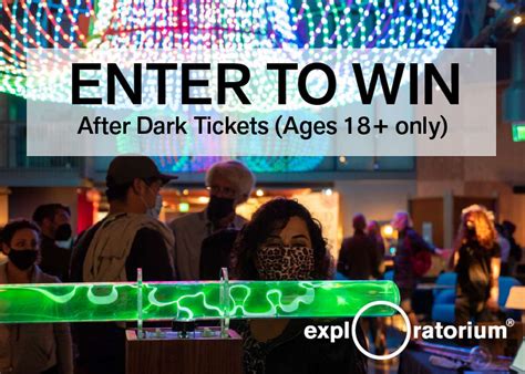 Enter To Win A Pair Of Tickets To After Dark Thursday Evenings Ages