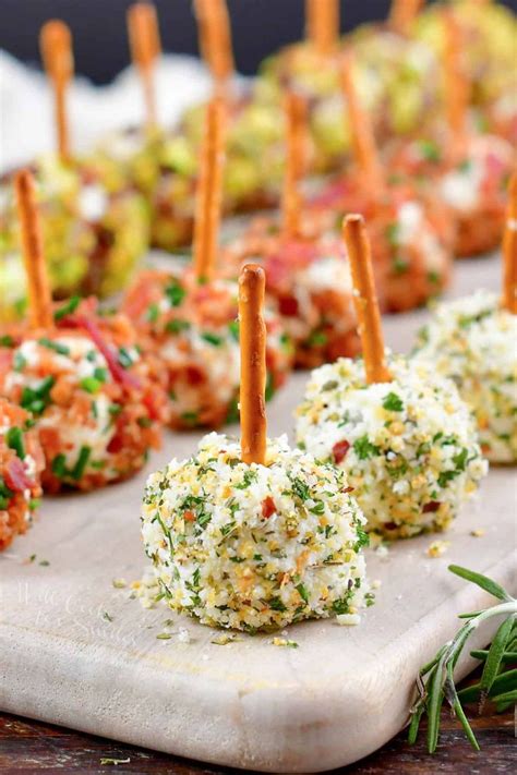 Mini Cheese Balls Trio Will Cook For Smiles Individual Appetizers