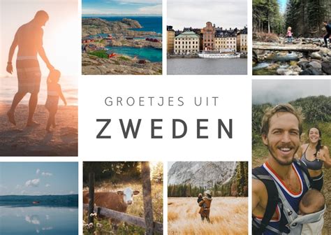 Fotokaart Collage Ansichtkaart Met 8 Eigen Kaartje2go