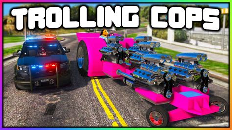 Gta Roleplay Trolling Cops With Hp Tractor Redlinerp Youtube