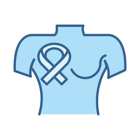 Sexual Health Breast Cancer Awareness Ribbon Line Fill Blue Icon 2586902 Vector Art At Vecteezy