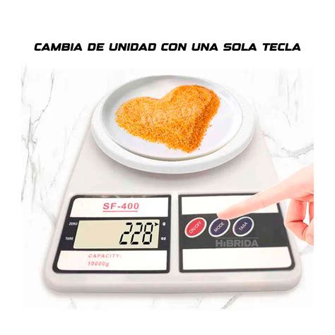 BALANZA DIGITAL GRAMERA DE COCINA X3 UNID BÁSCULA PASTELERÍA SF 400 X