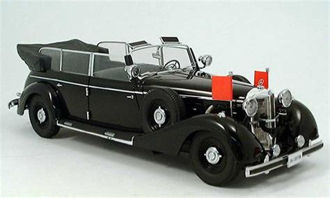 Mercedes 770 K Convertible Schwarz 1938 Signature Modellauto 1 18